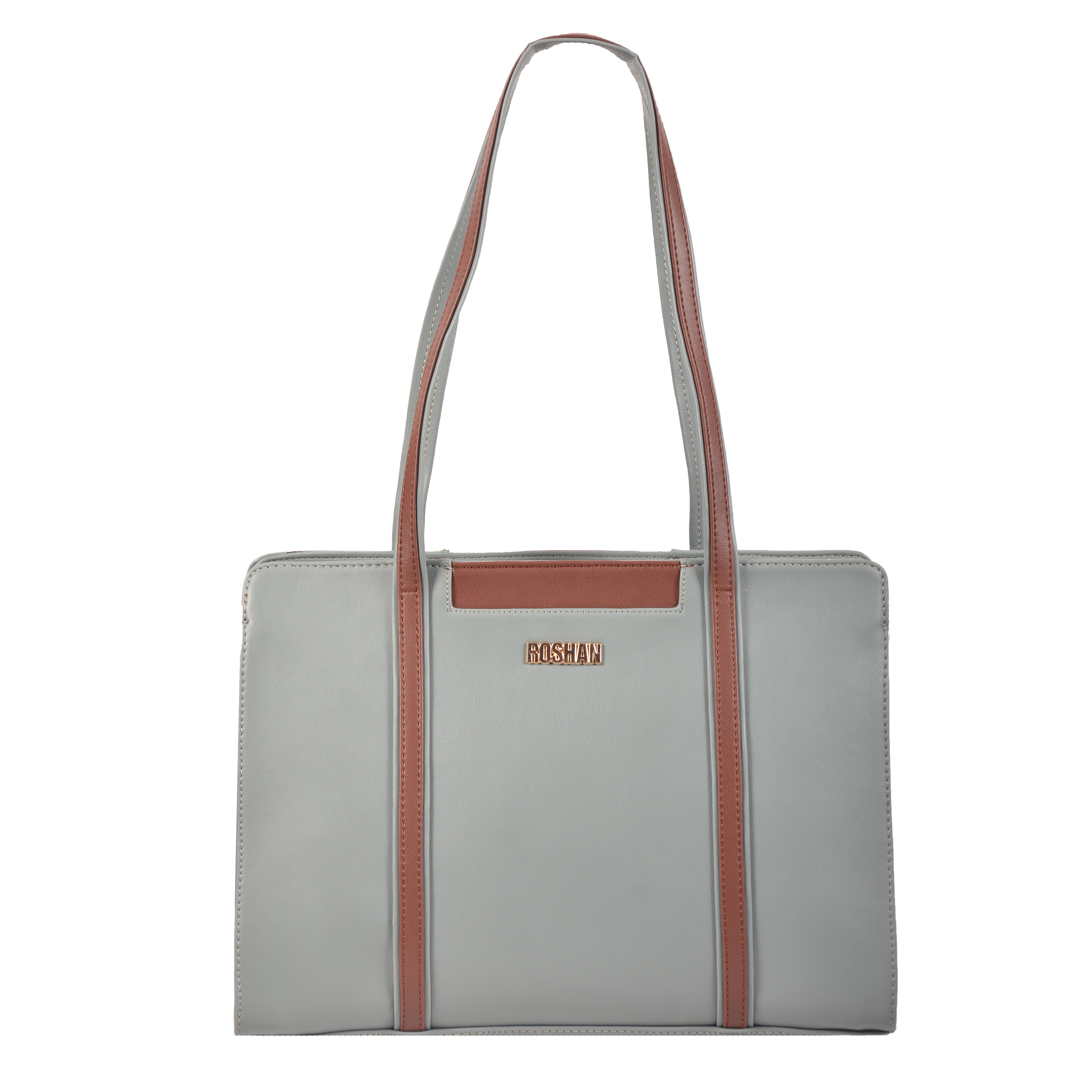 Roshan Birch Mist Tote Handbag Grey