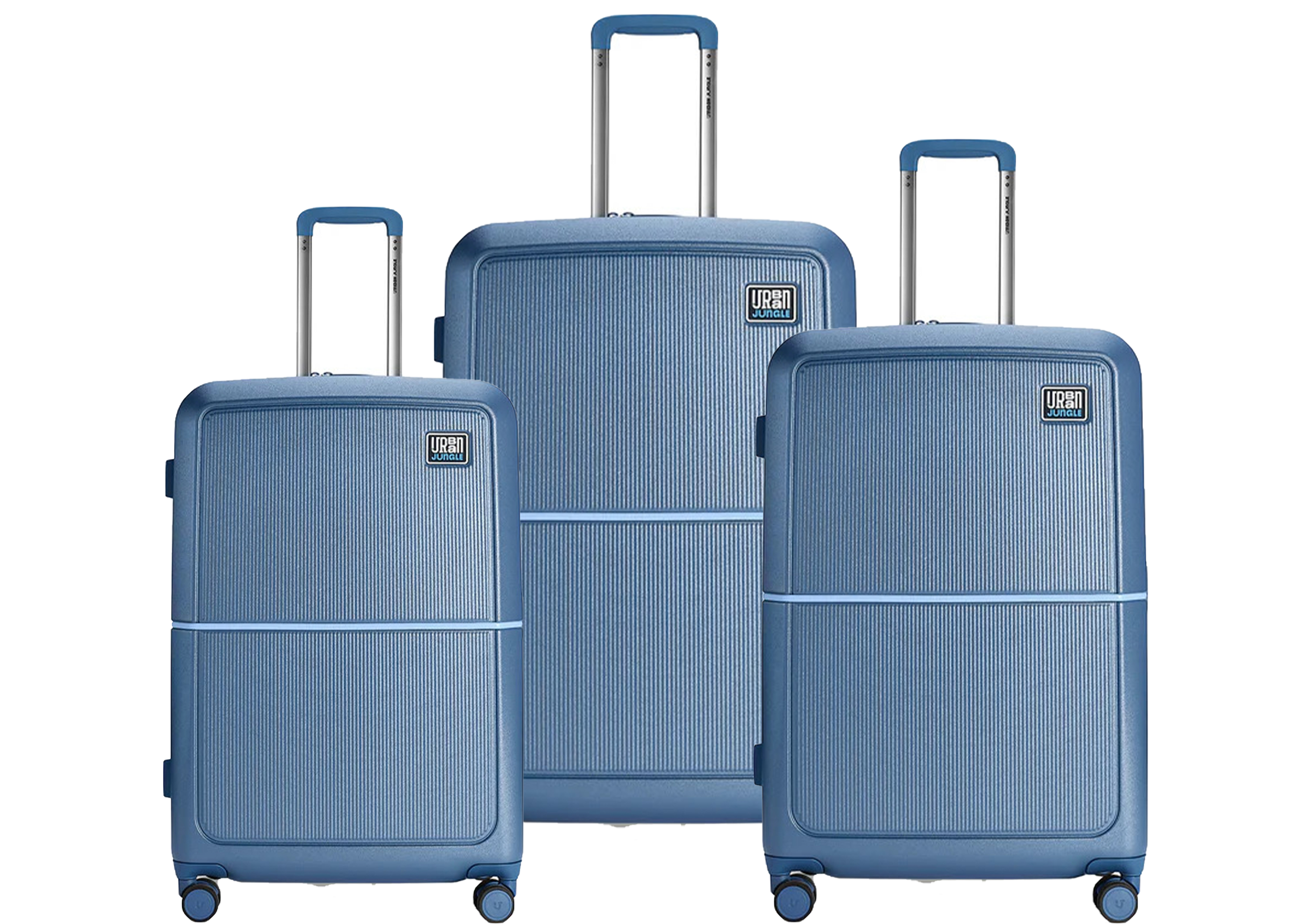 Urban Jungle Solstice Set of 3 Combo Luggage Skyline Blue