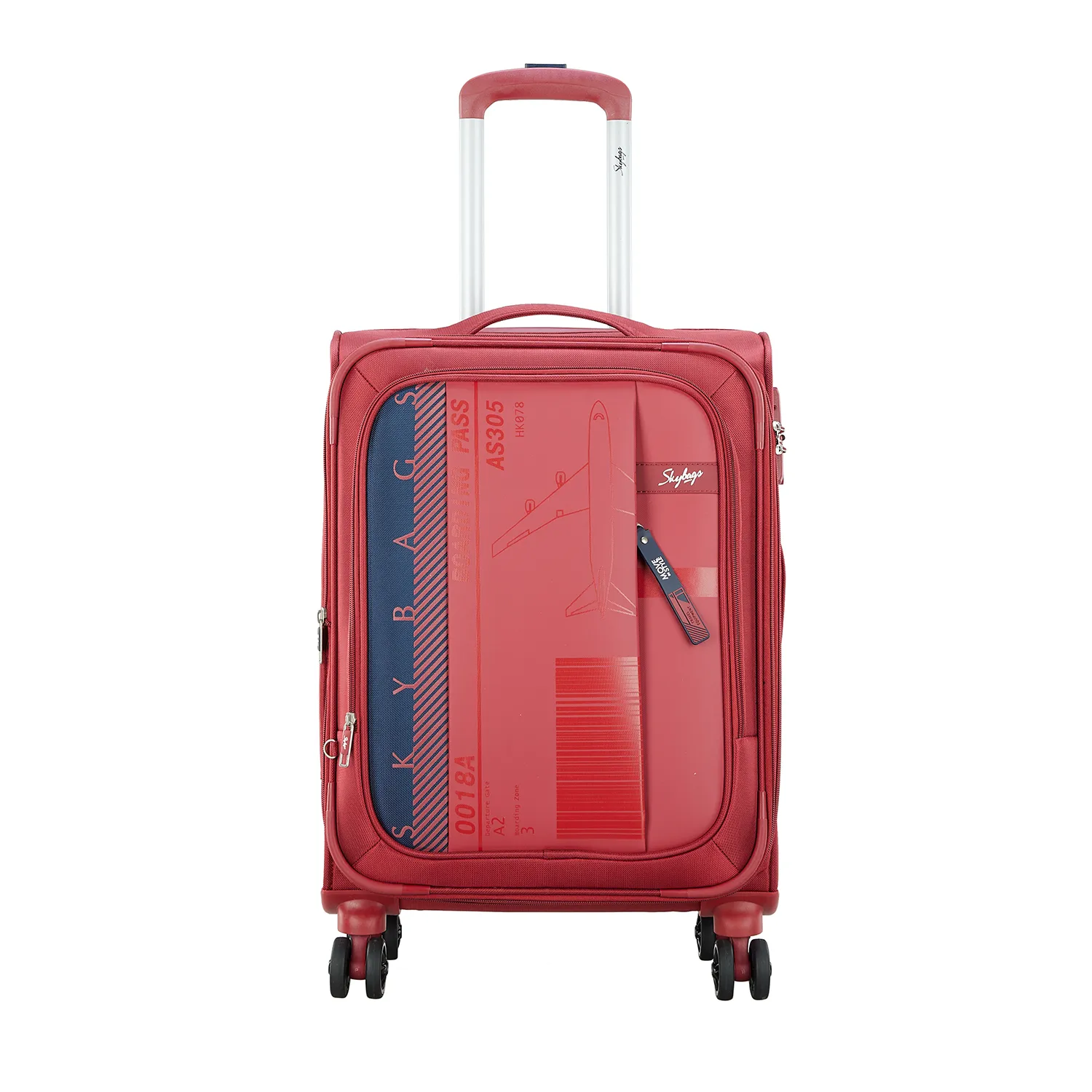 SKYBAGS DUAL WHEEL STROLLY AIRWAY PRO RED